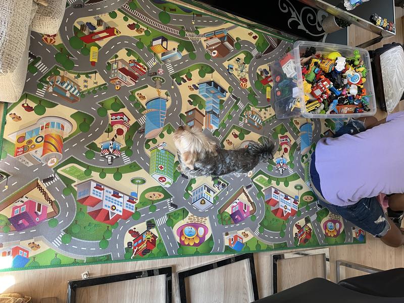 Alfombra infantil limpiable de PVC TSR 200x120 cm