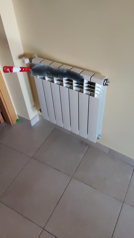 Limpia radiadores calefaccion 120 cm, sin pérdida de Pelo, Cepillo