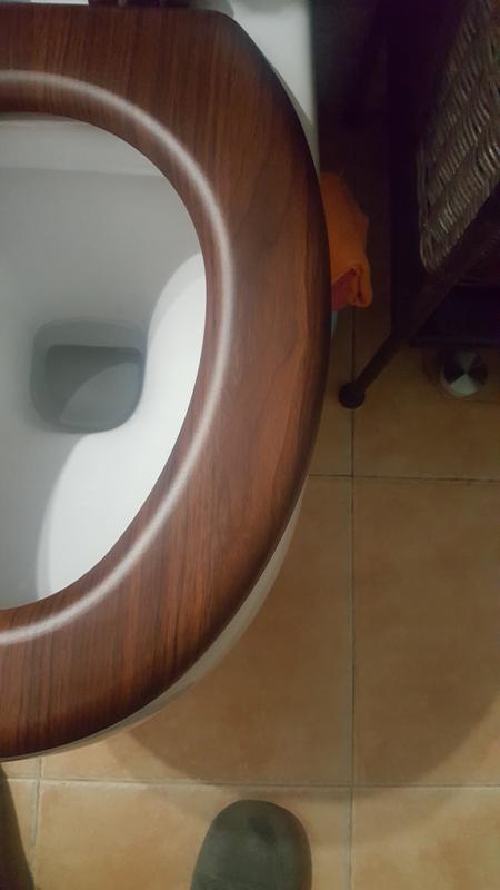 Tapa WC SENSEA Purity oval amortiguada nogal