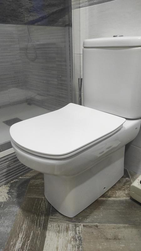 SENSEA - Abattant WC ovale - blanc brillant - avec frein de chute - Neo