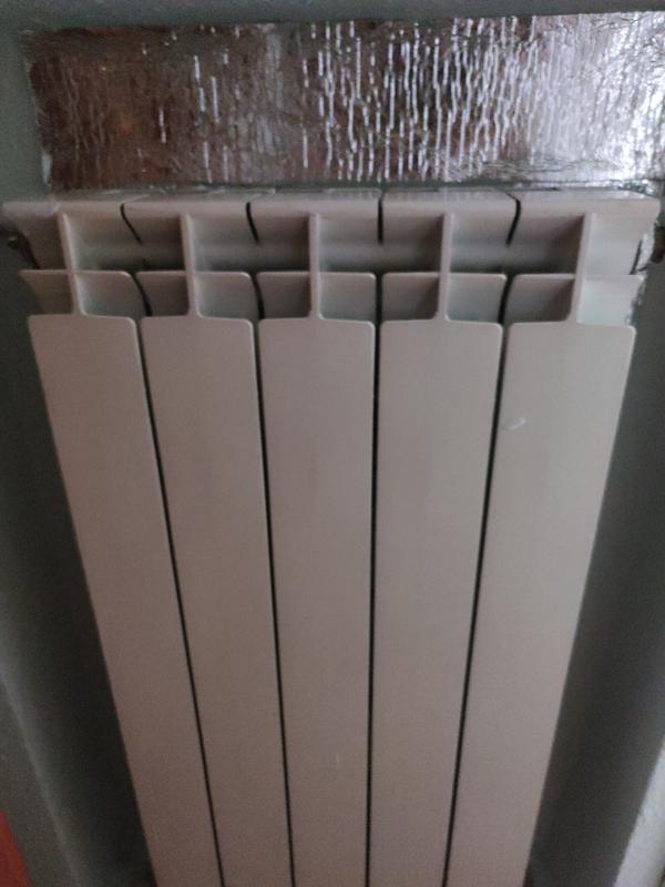 Panel reflectante radiador