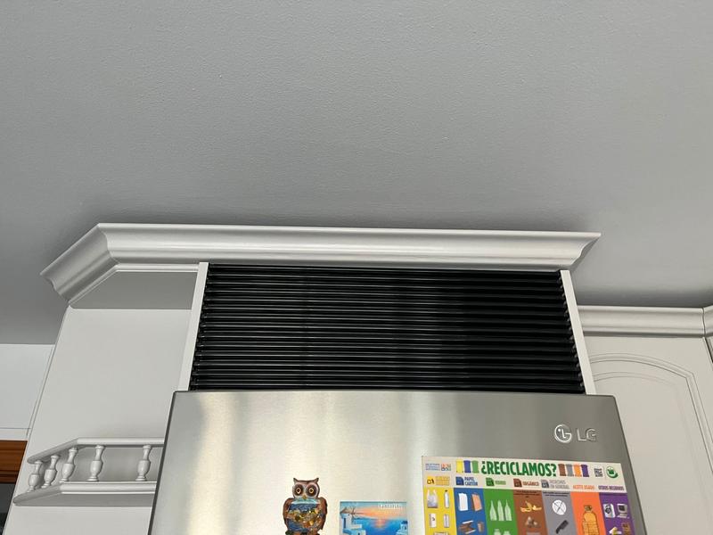 Rejilla ventilacion frigo-horno color negro