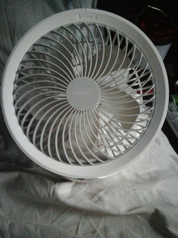 Mapille Ventilatore da Tavolo Silenzioso, 4 Velocità, 120° di