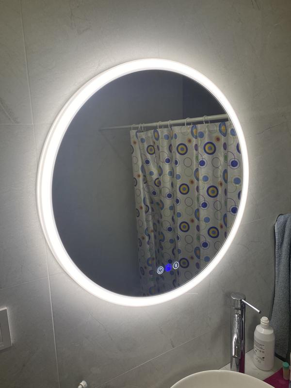 Espejo de baño con luz LED Cosmos antivaho , bluetooth, , táctil 60x70 cm