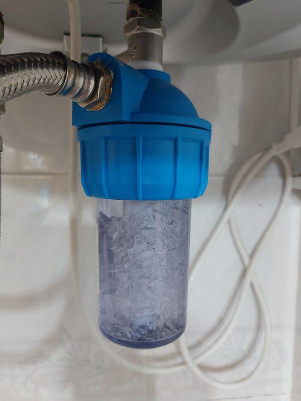 Filtro de Agua Envase Y Cartucho Ducha de Mano Antical Polifosfatos Sal