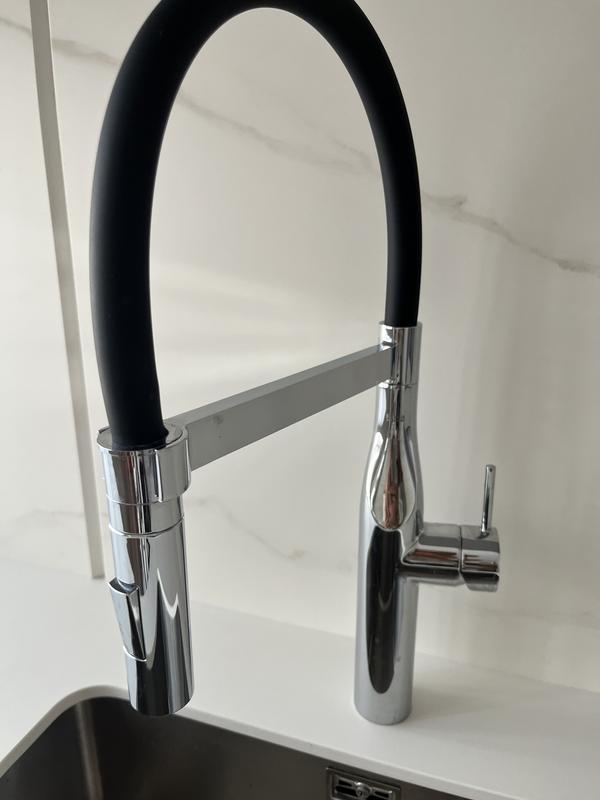 Glera Grifo Fregadero Extraible Roca Grifo De Cocina Monomando Caño  Alto+ducha ROCA Glera Pro Cromado