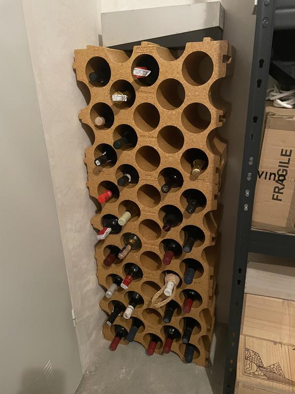 Casier à bouteilles en polystyrène 15 bouteilles 50 x 26 x 43 