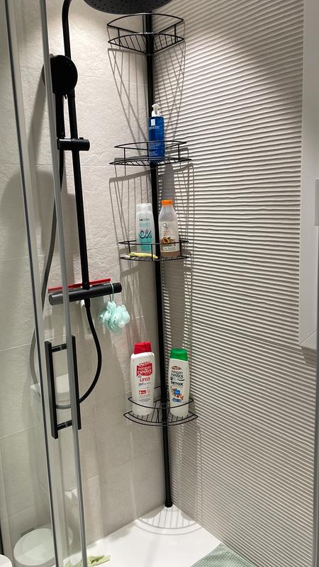 Seis soportes para la ducha que se instalan sin taladro de Ikea,  y  Leroy Merlin
