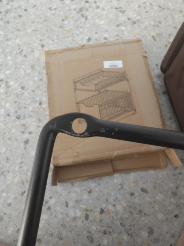 Confezione Da 2 Organizer Estraibili Per Sotto Lavello - Scorrevole E Regolabile Per Cucina E Bagno, 34x36x22 Cm, Nero