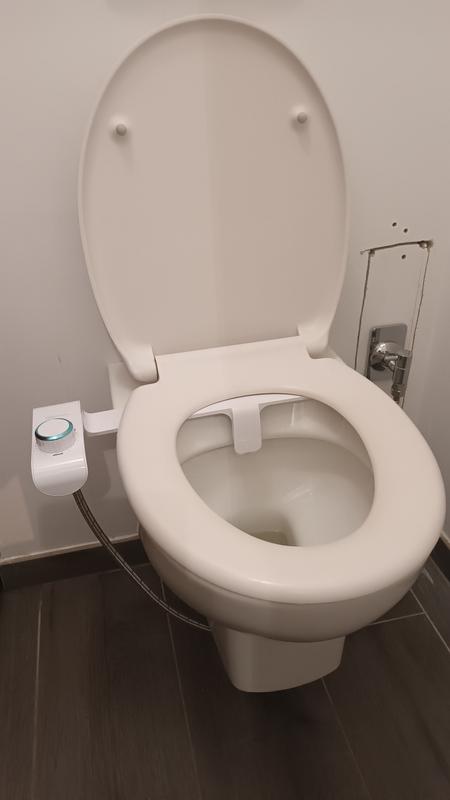 Kit Complet Toilette WC Japonaise Autonettoyante Avec Robinet 3 Voies Inclu  - Marque Française - Bidet Japonais Avec Jet réglable d'eau - Hygiénique