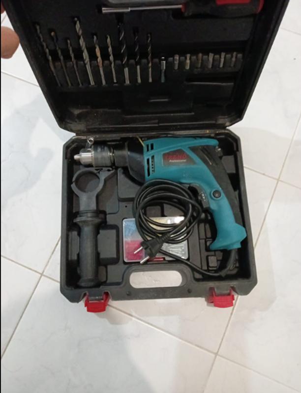 Trapano A Percussione TEENO 710W - Fora Legno, Metallo E Calcestruzzo Con Accessori - Foto 3