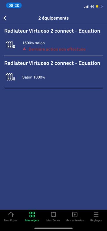 Radiateur électrique inertie sèche 1500W Equation Virtuoso 2 blanc - Enki