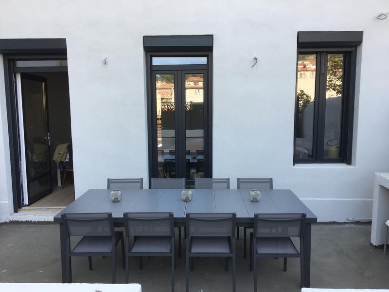 Table De Jardin De Repas Naterial Niagara Rectangulaire Gris 8 Personnes