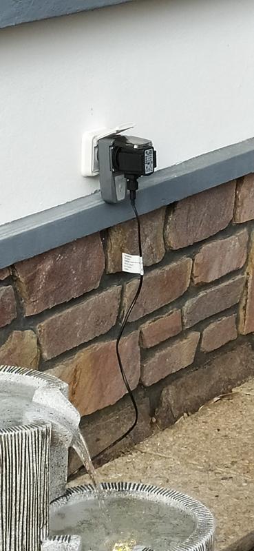 Prise télécommandable connectée étanche extérieure DIO, 3500 W - Enki