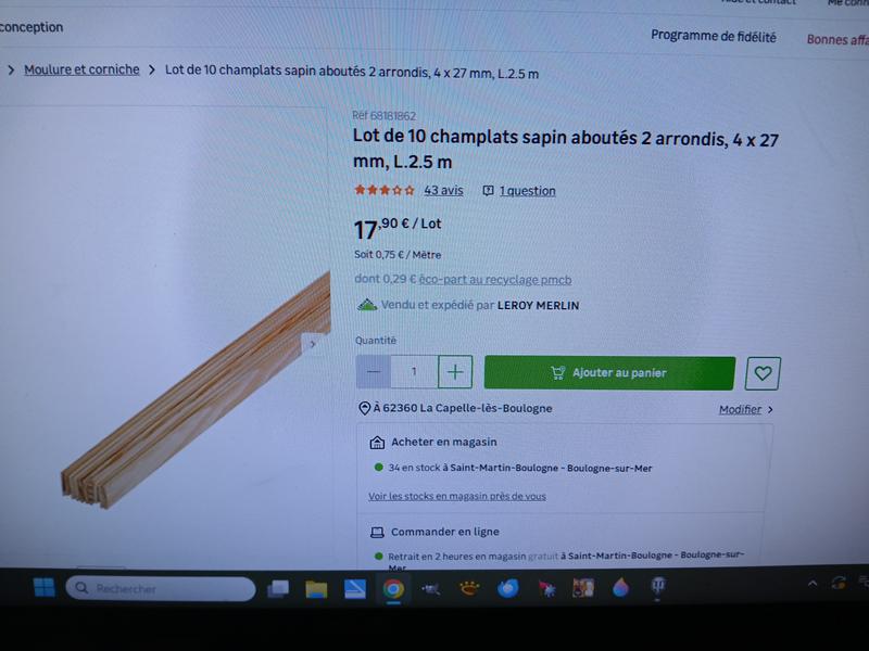 Ouvrir la fenêtre modale de l'avis 1 sur 1