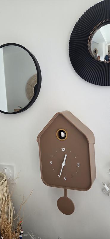 Horloge Coucou EMDE vert l.12.5 x H.21.5 cm | Leroy Merlin