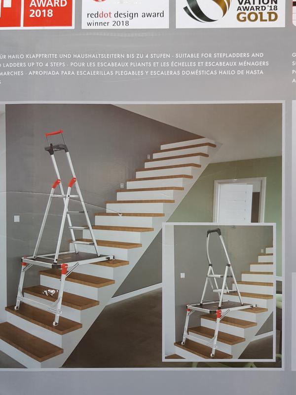Plateforme de travail pour escalier Hailo TP1 - Séguret Décoration