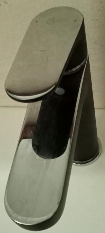 Mitigeur lavabo avec tirette et vidage bonde métal - tyria - noir