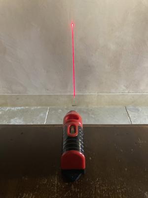 Mini Niveau Laser Portable – Projection Horizontale Et Verticale Avec Bulle