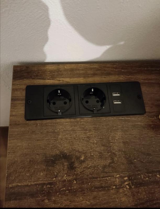 VEVOR Meuble Platine Vinyles à 2 Niveaux, Support De Tourne-disque