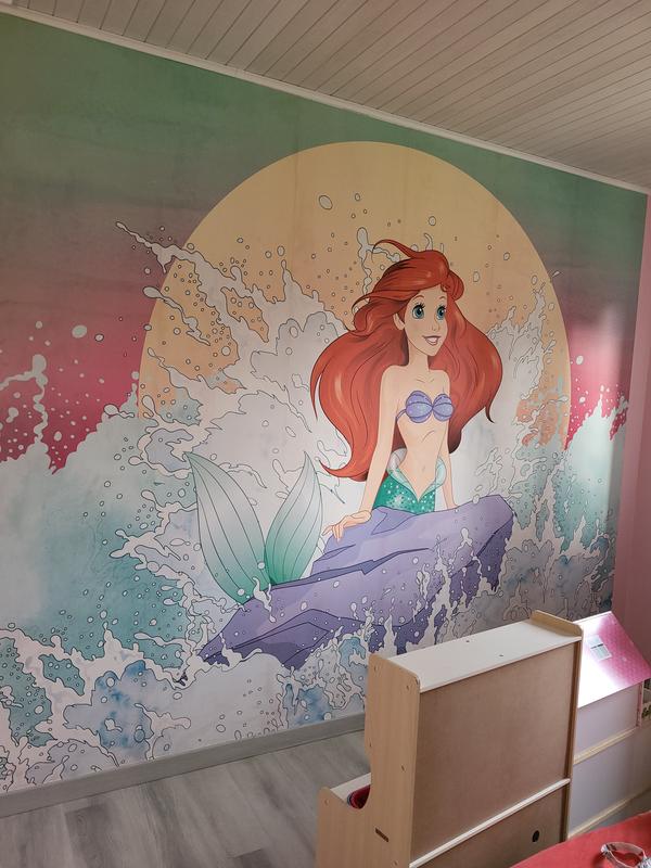 Ariel - La Petite Sirène multicolore - 300 x 280 cm - Komar