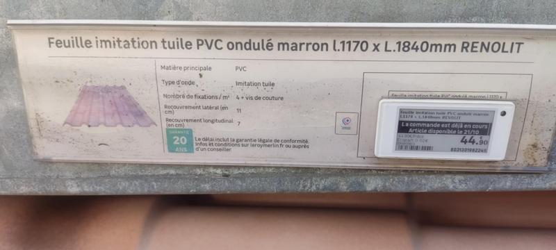 Ouvrir la fenêtre modale de l'avis 1 sur 1