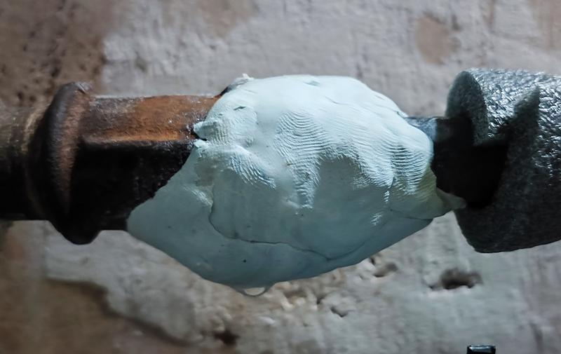 Mastic epoxy pâte à reboucher stop fuite blanc easy service RUBSON