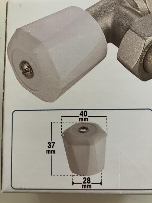 Volantino Manopola Di Ricambio Bianco Per Valvola 178-179 3 - Foto 4