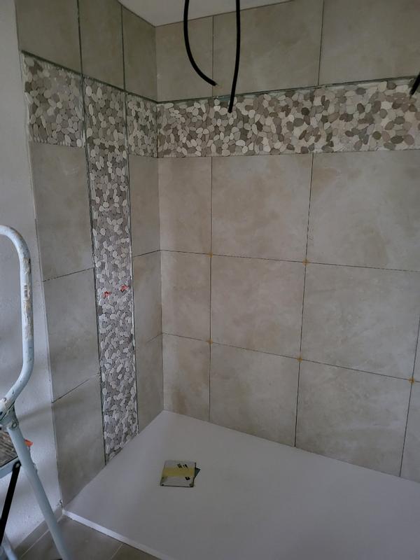 Carrelage Osaïque - Galets De Pierre - Beige Clair - Pour Sol, Ur