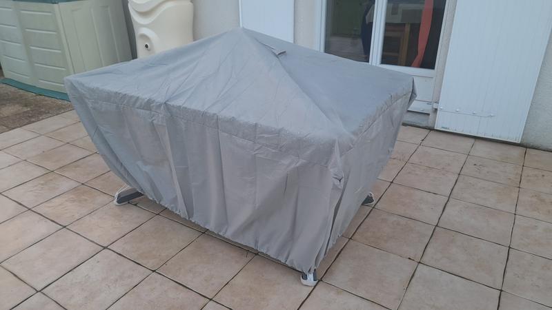 Copritavolo Da Giardino Rayen 200x110cm - Telo Protettivo Per Tavoli E Sedie, Verde, Con Cinghia Di Fissaggio