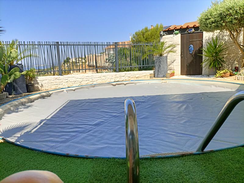Bâche à Bulles Intex Pour Piscine Ronde 4,57m - Épaisseur 270 Microns - Grise Renforcée