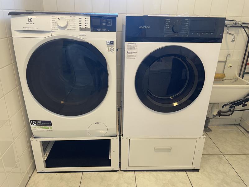 Socle Double Pour Machine à Laver Et Sèche-linge – Surélevez Vos Appareils Pour Plus De Confort Et De Sécurité
