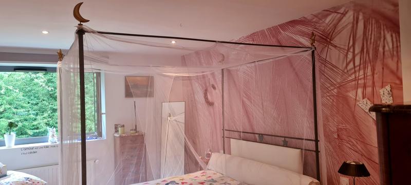 Zanzariera per letto singolo e matrimoniale, per camera da letto
