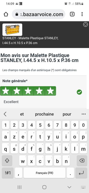 Ouvrir la fenêtre modale de l'avis 1 sur 1