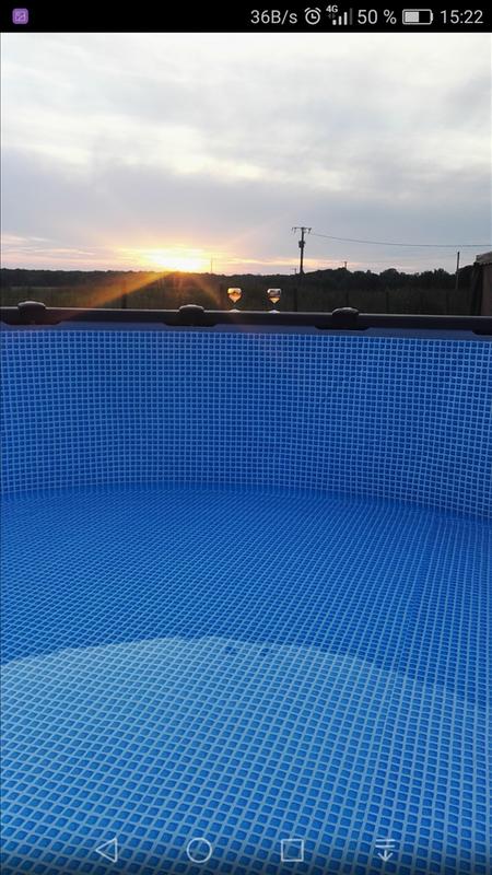 Piscine Hors Sol Graphite Intex Diam439 X H124 M Leroy Merlin