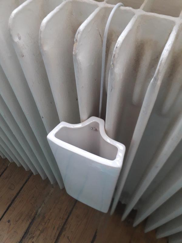 12x Évaporateur en céramique Humidificateur d'air radiateur, évaporateur d'eau  chauffage, avec crochet pour suspendre, céramique, blanc 12x