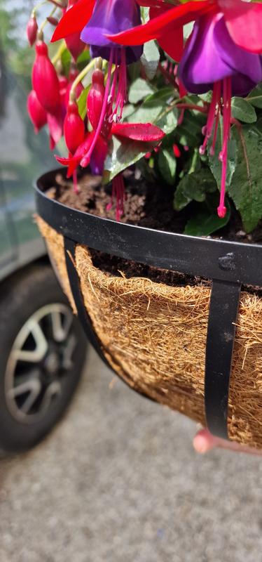Pots De Fleurs Suspendus En Fibre De Coco - Lot De 4, Diamètre 30cm