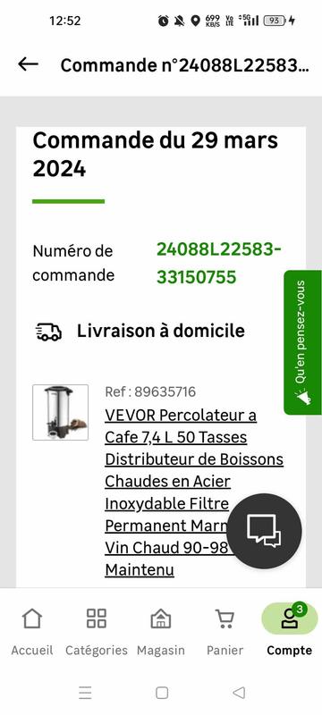 Ouvrir la fenêtre modale de l'avis 1 sur 1