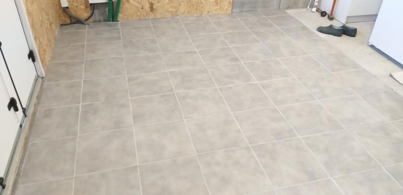 Carrelage Sol Et Mur Medio Effet Béton Gris Moyen Shade L33 X L335 Cm Artens