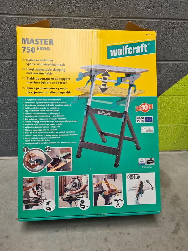 wolfcraft - Établi de serrage & Support machines Master 700 (Réf