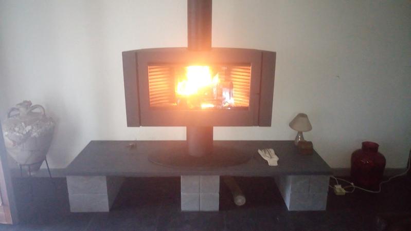 Poêle à bûche INVICTA Itaya anthracite, 12 kW