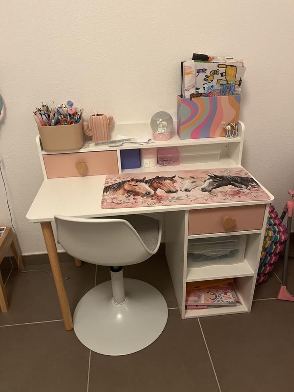 Bureau et chaise enfant 2-6 ans - Blanc In2wood pour chambre enfant