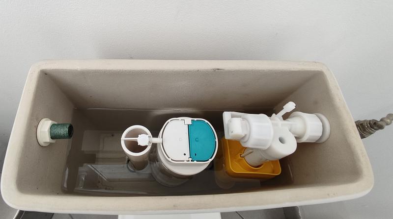 Ensemble de Chasse WC = Mécanisme Poussoir 3/6L + Robinet Flotteur