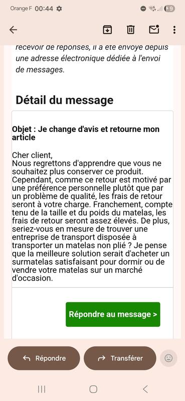 Ouvrir la fenêtre modale de l'avis 1 sur 1