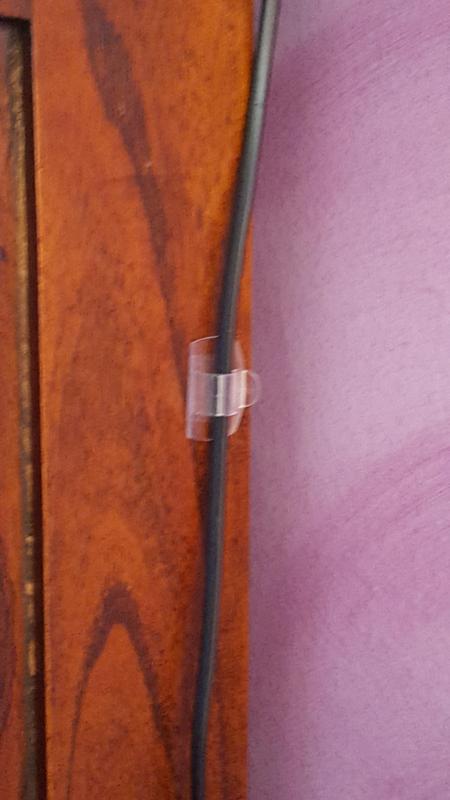 10 clips de câble adhésif clip de câble de stockage crochet de câble  auto-adhésif, cavalier de câble électrique, pour la gestion des câbles,  transparent