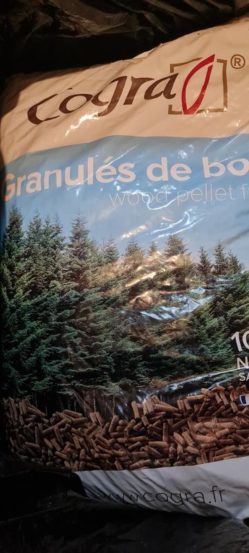 Granulés de bois cogra en sac 15 discount kg