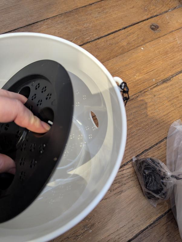 Relaxdays 2 Pots De Fleurs Avec Réservoir D'eau - L