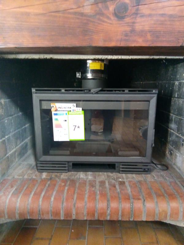 Insert façade droite INVICTA Vision totale turbo 12 kW | Leroy Merlin