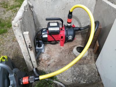Pompe arrosage manuelle STERWINS, 900 jet-3 3800 l/h | Leroy Merlin