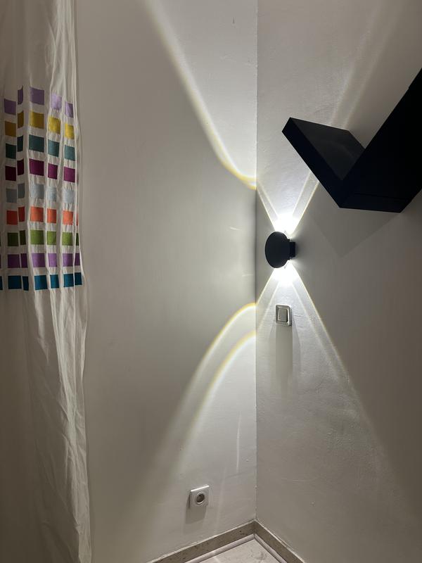 Eglo Applique Murale LED Talamello Doré Brossé - Éclairage Indirect 15cm Blanc Chaud